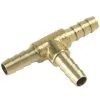 Cycle Standard 5/16 Inch Hose Barb Tee - Brass