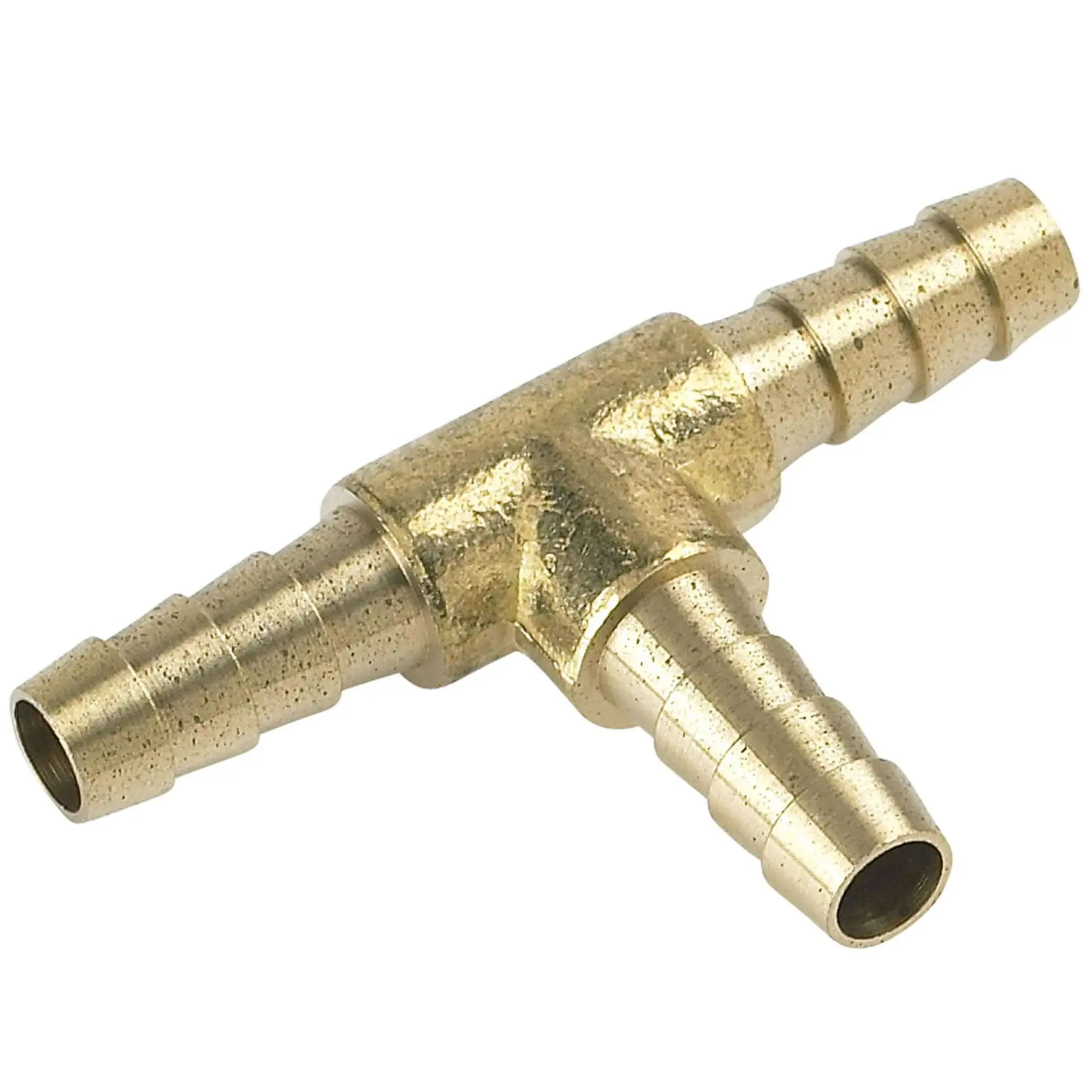 Cycle Standard 5/16 Inch Hose Barb Tee - Brass