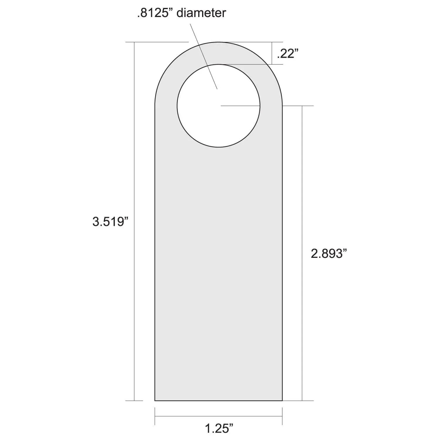 Lowbrow Customs Rubber Mount Finger Tabs - 1/4 Inch Thick - Aluminum Washer - Image 4