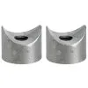 Lowbrow Customs Coped Steel Bungs 1 Inch Dia. 1/2 Inch Long - 3/8-16 Thread - 2 Pack