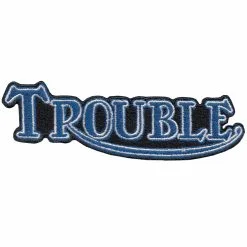 Lowbrow Customs Trouble Triumph Motorcycle Patch