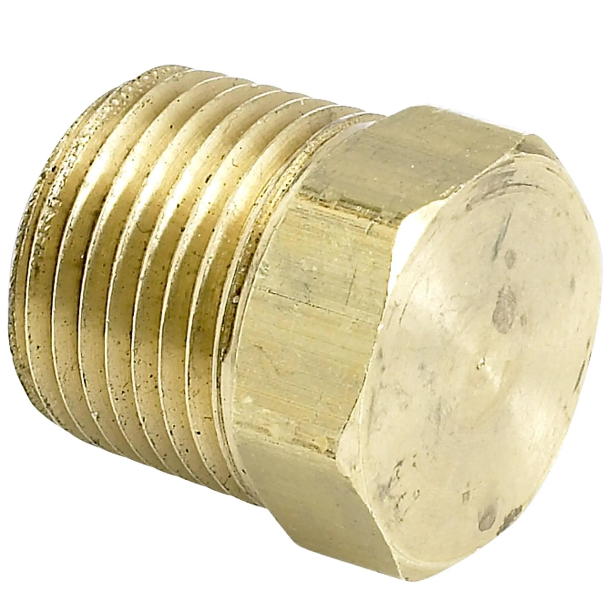 Cycle Standard Hex Pipe Plug 3/8 Inch NPT - Brass