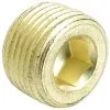 Cycle Standard Countersunk Allen Pipe Plug 3/8 Inch NPT - Brass