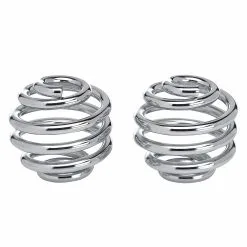 Lowbrow Customs Solo Seat Springs - Barrel Style - 2 Inch Chrome