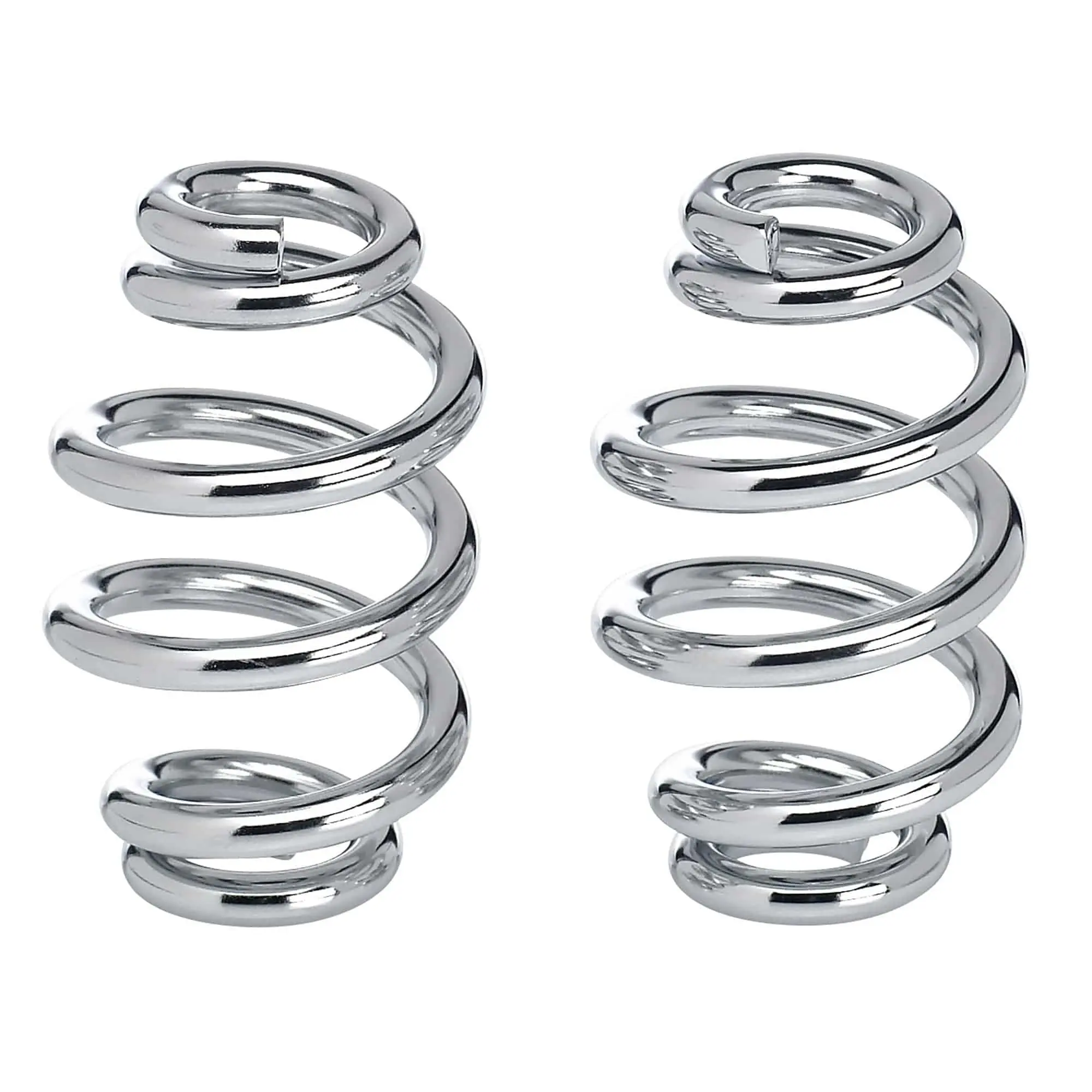 Lowbrow Customs Solo Seat Springs - Barrel Style - 3 Inch Chrome