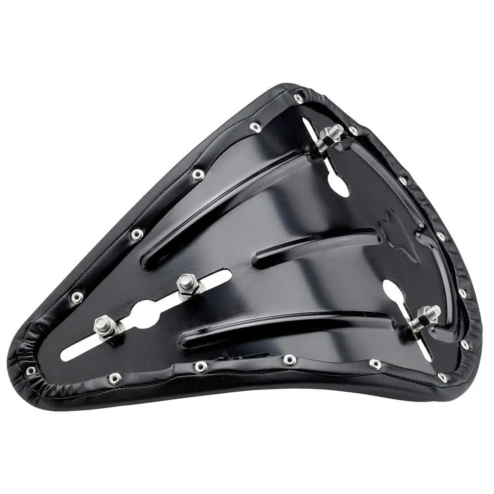 Biltwell Slimline Solo Seat - Black Smooth - Image 5