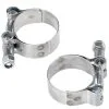 Cycle Standard Stainless Steel Exhaust Clamps 1-1/2 Inch - Made In The USA