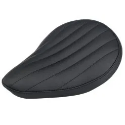 Sully's Customs Vertical Pleated Solo Seat - Black