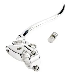 Kustom Tech DeLuxe 1 Inch Brake Lever Polished Aluminum