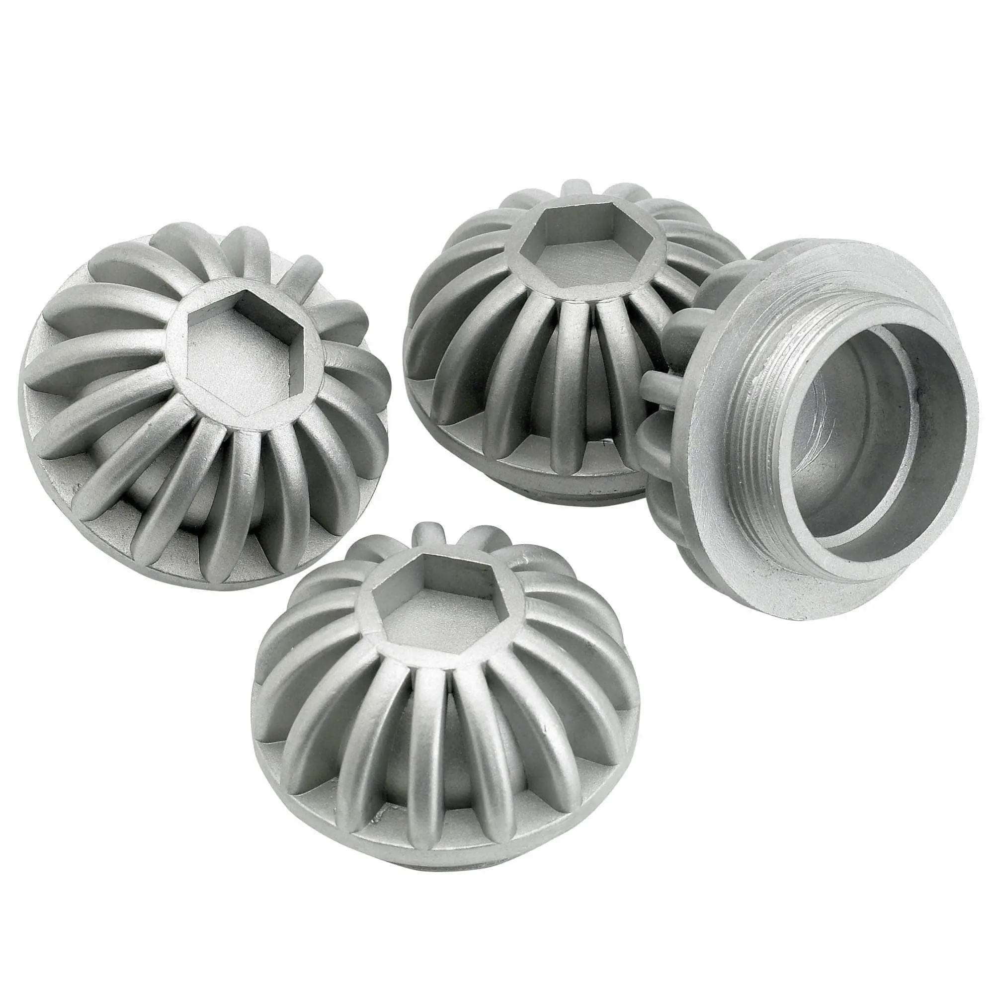 British Standard Rocker Box Caps / Covers - Starburst MCM Style - For Triumph Motorcycles 1963 - 1972