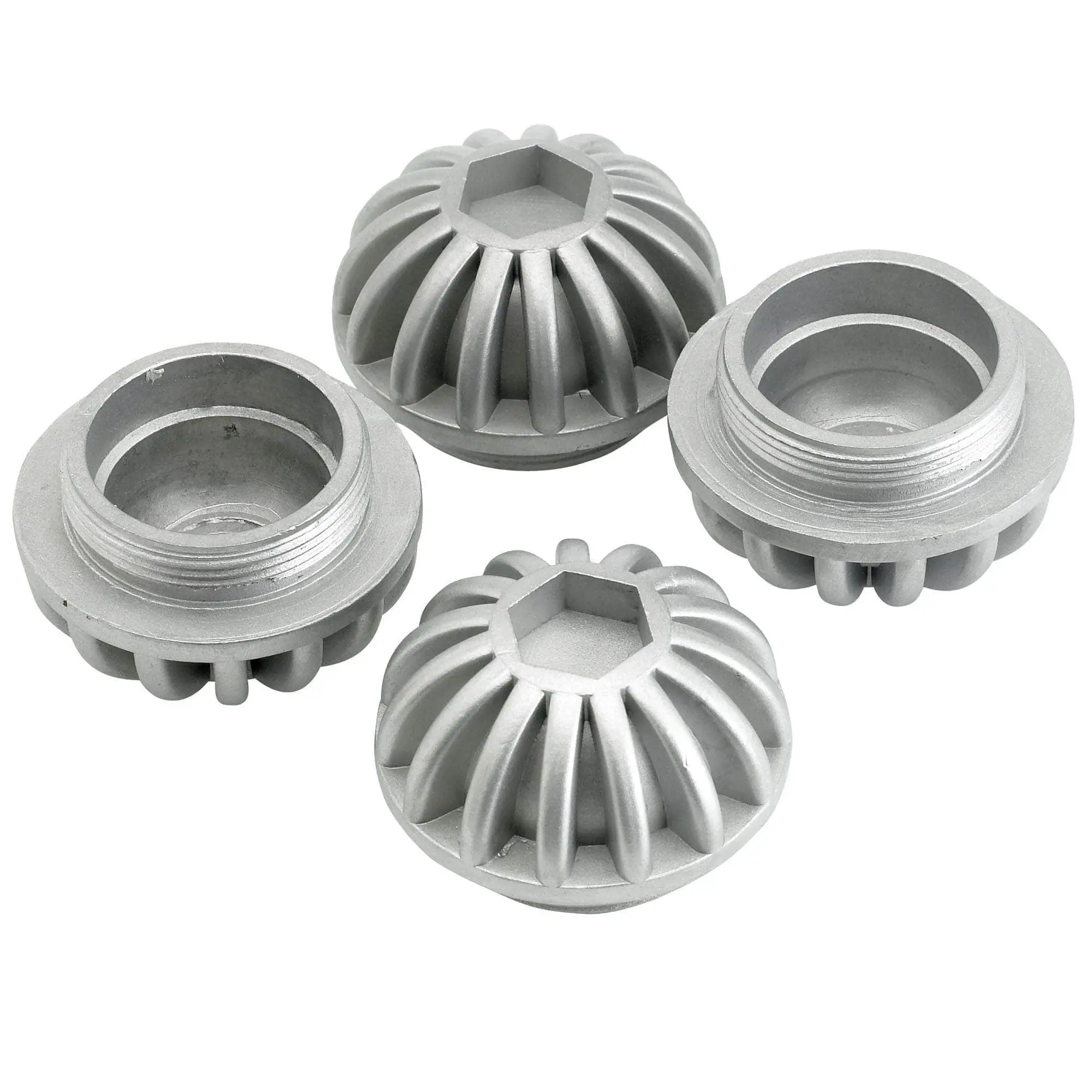 British Standard Rocker Box Caps / Covers - Starburst MCM Style - For Triumph Motorcycles 1963 - 1972 - Image 2