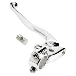 Kustom Tech Classic 1 Inch Clutch Lever Polished Aluminum