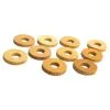 Cycle Standard Leather Washers 10 Pack - 3/8 Inch Hole - 1 Inch Diameter X 1/8 Inch Thick