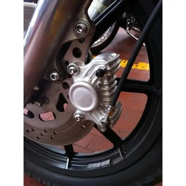 Kustom Tech SF Caliper Stainless Mount For Showa Forks - Image 2