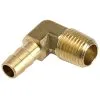 Cycle Standard 5/16 Inch Hose Barb 90 Elbow X 1/4 Inch NPT - Brass