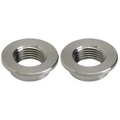 Lowbrow Customs Petcock Bung 3/8 Inch NPT Steel Weld-In - 2 Pack