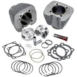 Harley Sportster 883 To 1200cc 1986 - 2019 Silver S&S Cycle Big Bore Kit 910-0688