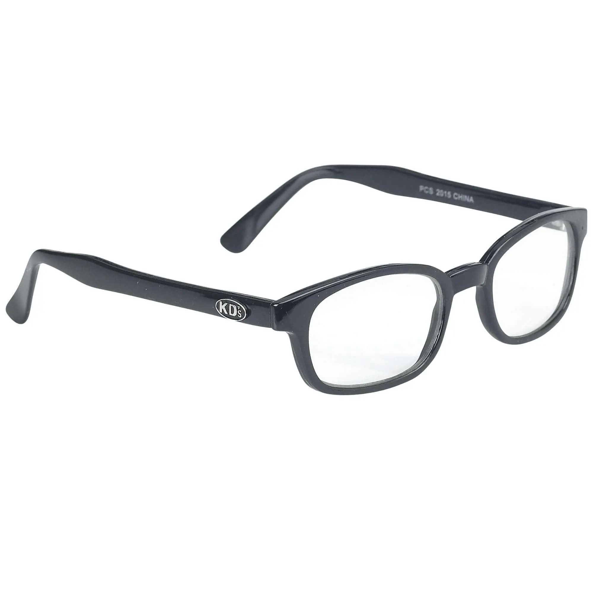 KD's Sunglasses Original Biker Sunglasses - Clear Lenses