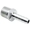 Cycle Standard 1/4 Inch Hose Barb X 1/4 Inch NPT - Chrome