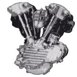 Lowbrow Customs HD Knucklehead Motor / Engine Patch