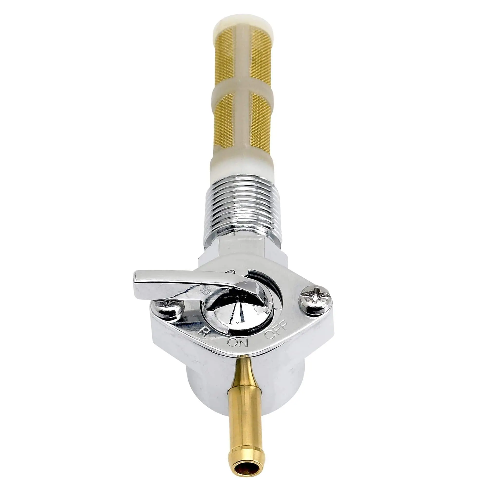 Cycle Standard 3/8 Inch NPT Petcock Straight Outlet - Image 2