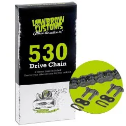 Lowbrow Customs 530 Motorcycle Drive Chain - 130 Links With 2 Master Links