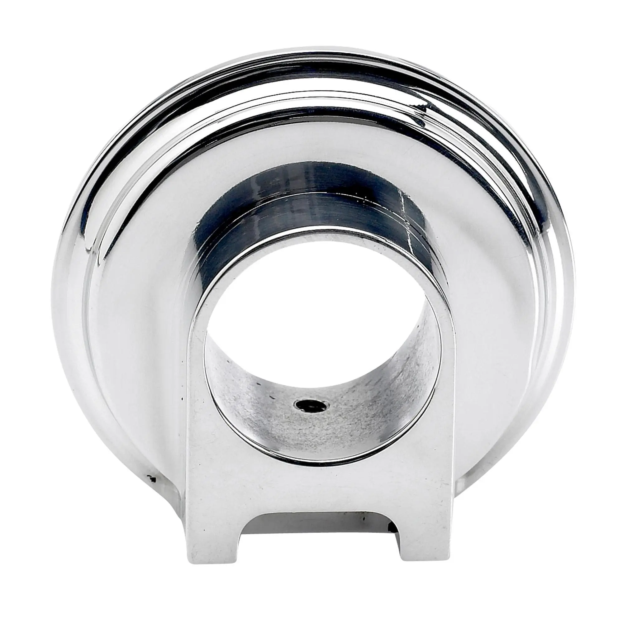 LCFabrications Clutch Switch Pod Delete - Polished - For H-D