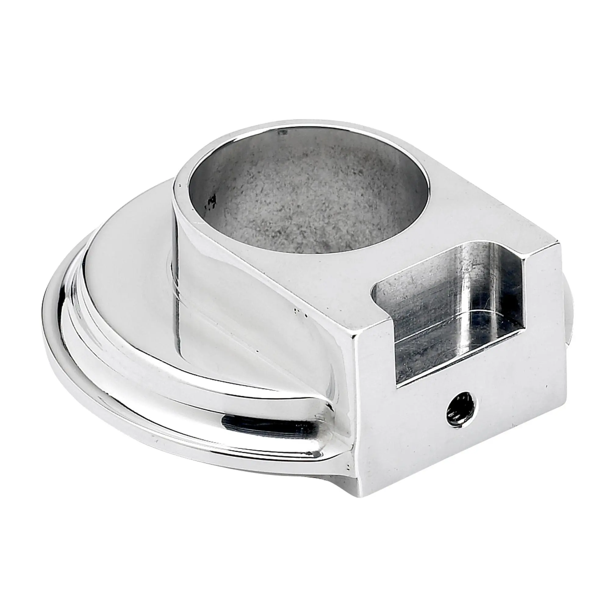 LCFabrications Clutch Switch Pod Delete - Polished - For H-D - Image 2