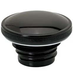 Cycle Standard Screw-In Harley Stock Style Vented Gas Cap - 1996 & Up - Black