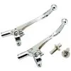 EMGO Stock Triumph Style Brake & Clutch Lever Set - 7/8 Inch