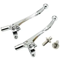 EMGO Stock Triumph Style Brake & Clutch Lever Set - 7/8 Inch
