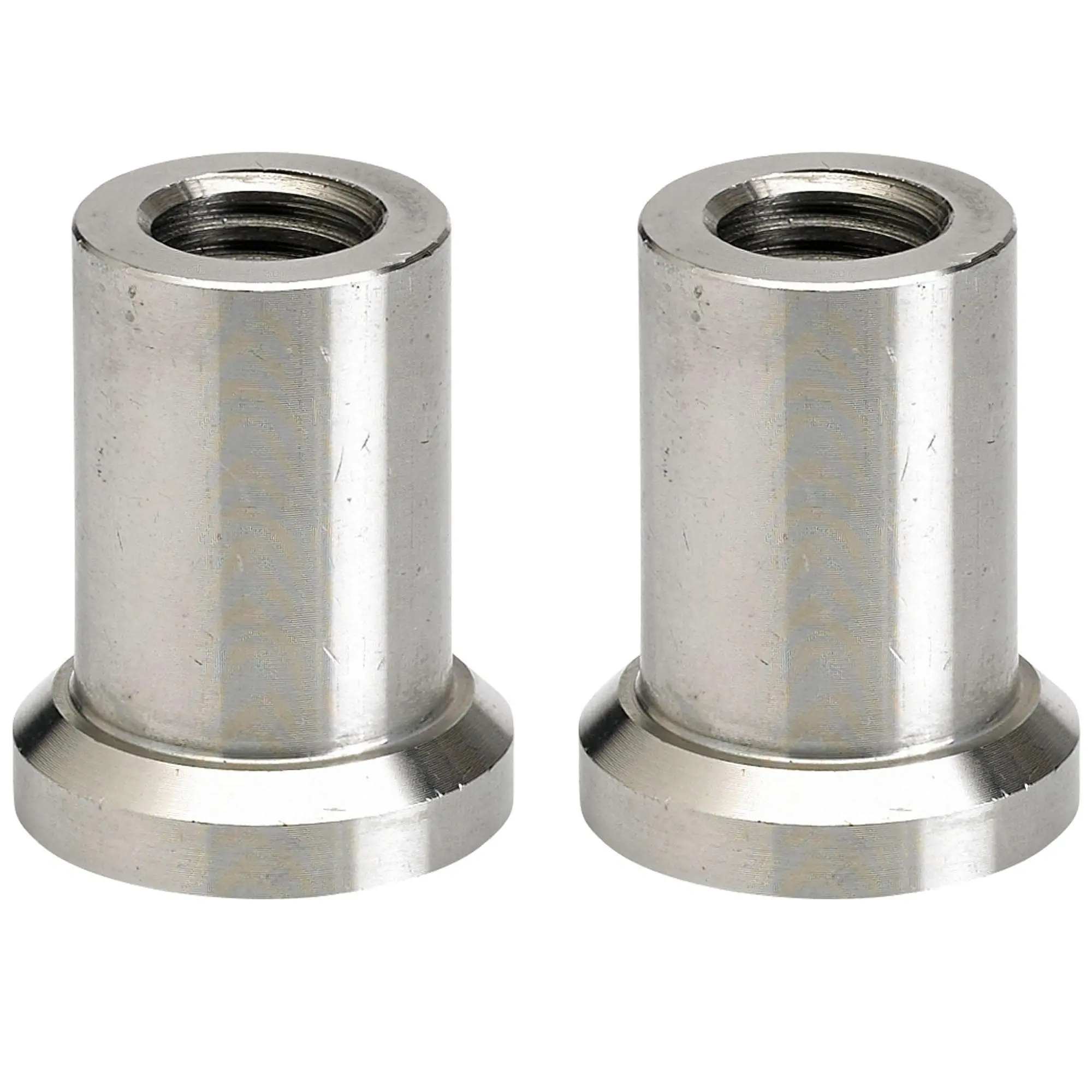 Lowbrow Customs Handlebar Steel Riser Bungs 1/2-13 Threaded - 2 Pack