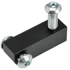 Led Sled Customs Universal Springer Headlight Mount- Black Powdercoat