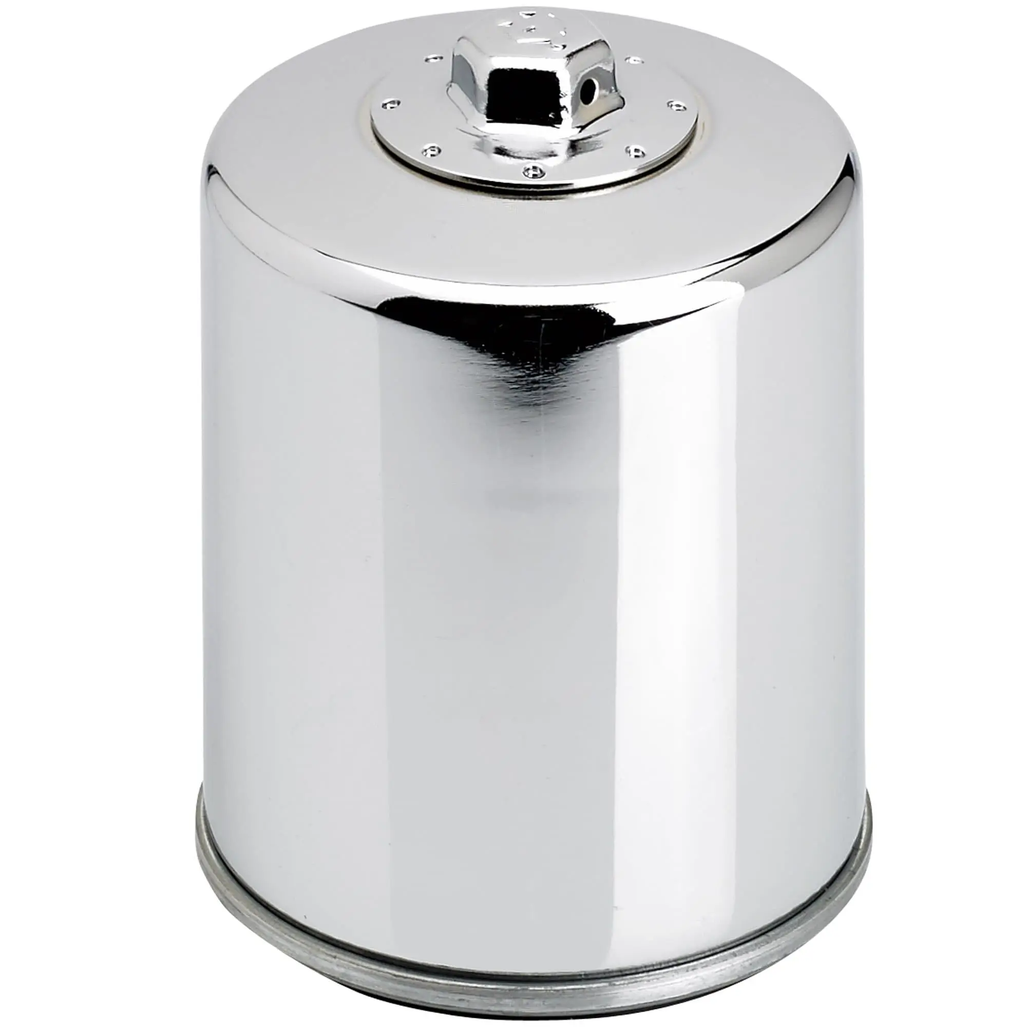 K&N Air Filters Oil Filter - Chrome - Harley-Davidson Evolution Big Twin Harley And Sportster Models - K&N Part #KN-170C - Image 2