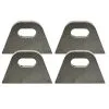 Lowbrow Customs Tab #6 - Mild Steel Mounting Tabs 3/16 Inch Thick - 4 Pack