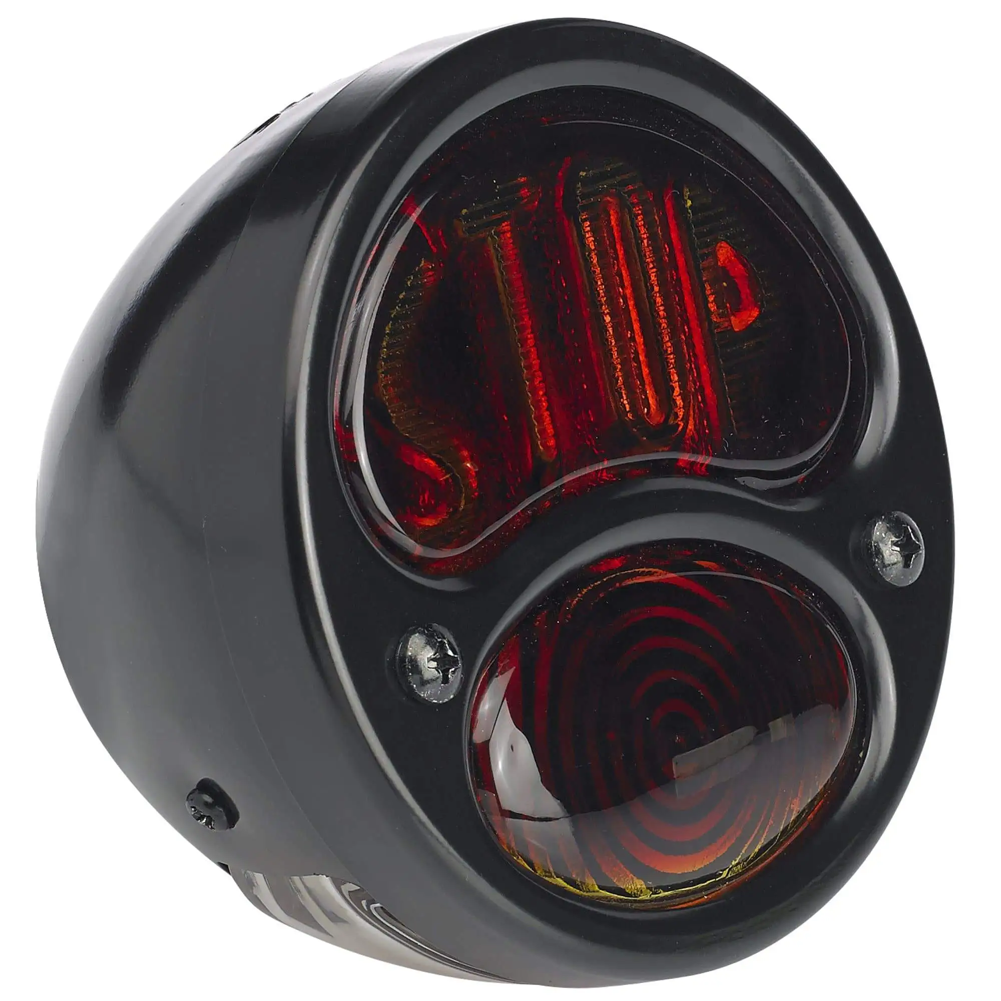 No School Choppers 1928 - 1932 Black Out Ford Duolamp -Stop Lens- Model A Stainless Steel Tail Light