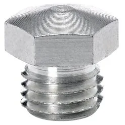 Lowbrow Customs CAD Plated Triumph Tachometer Plug - 1963 - 1968 Triumph 1/2-16 BSF Thread OEM # 70-4706