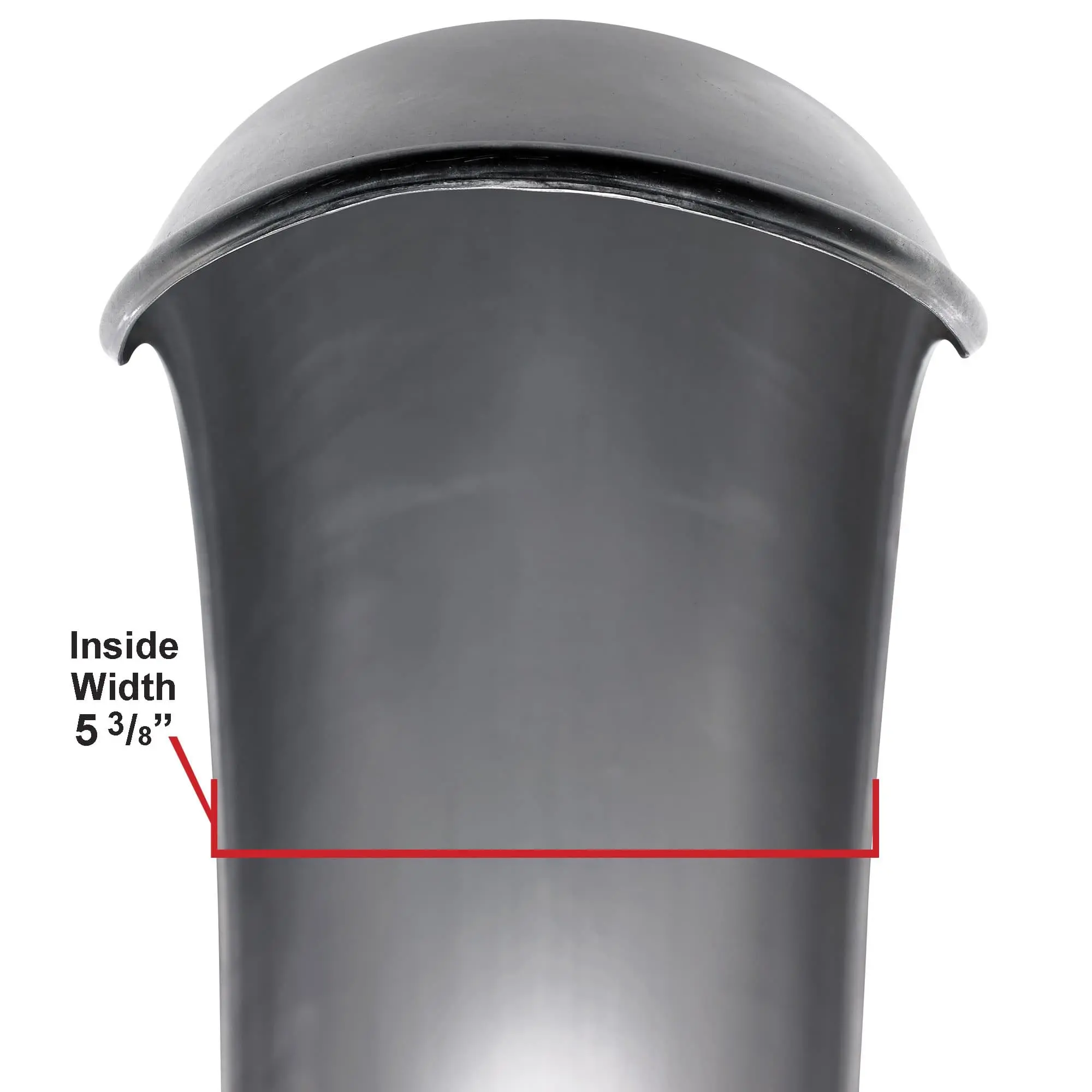 Cooper Smithing Co. Ribbed Handmade Steel Fender - For 18 Inch Tires - Image 6