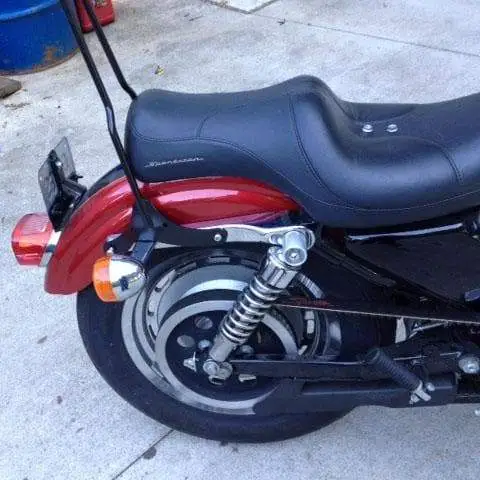 Gasbox The Rambler Bolt On Sissy Bar - 1994-2003 Sportsters - Image 11