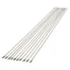 Cycle Standard 14 Inch Stainless Steel Exhaust Zip Ties - 10 Pack - For Exhaust Header Wrap