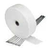 Cycle Standard White Exhaust Wrap Header Tape - 2 Inch X 50 Foot - With 10 Stainless Zip Ties