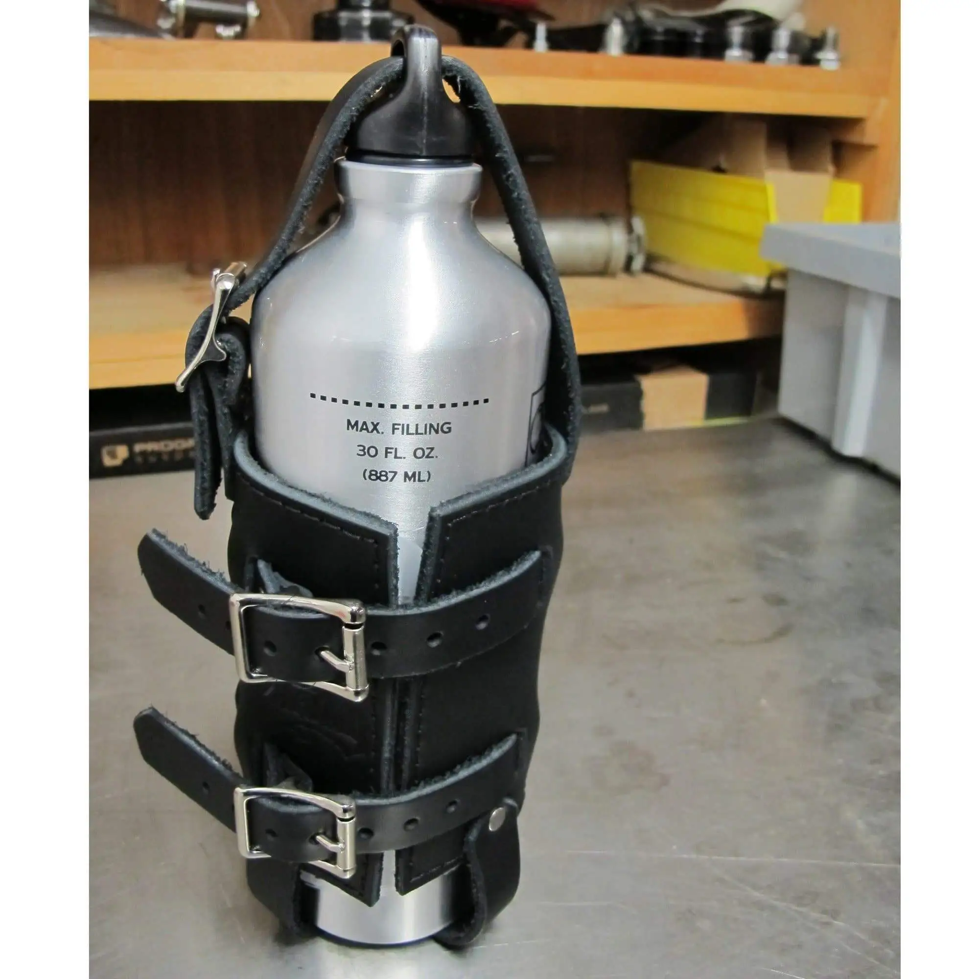 Bad&G Customs Leather Fuel Reserve Bottle Holder - Image 4