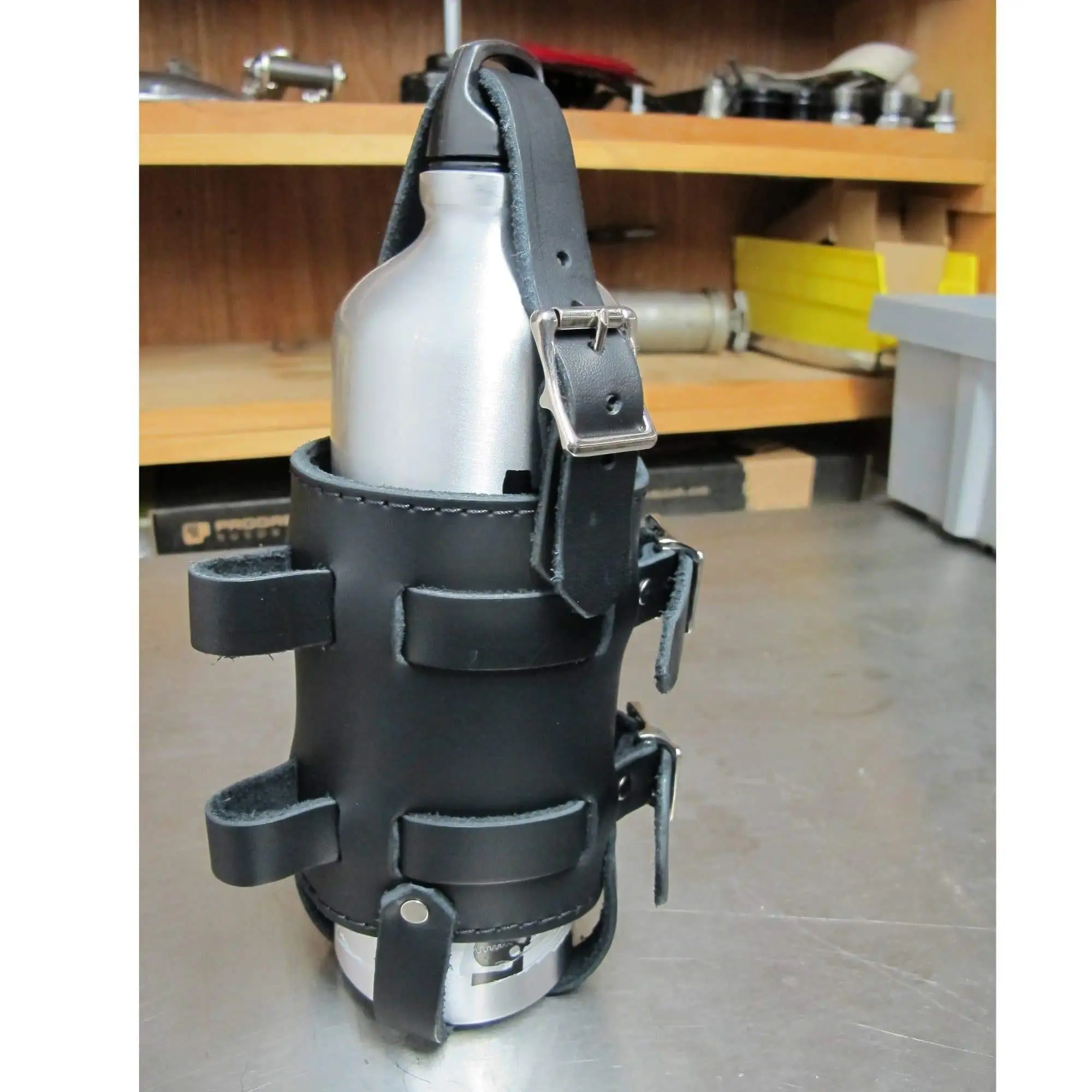 Bad&G Customs Leather Fuel Reserve Bottle Holder - Image 5