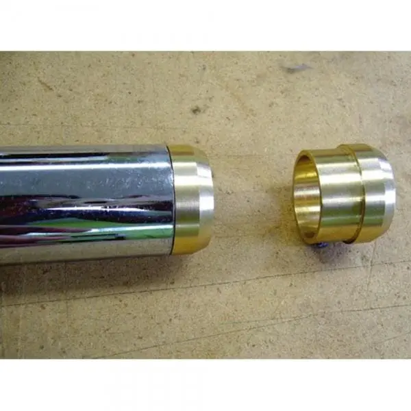 Lowbrow Customs Brass Exhaust Tips For 1.75 Inch OD Pipes - Image 3