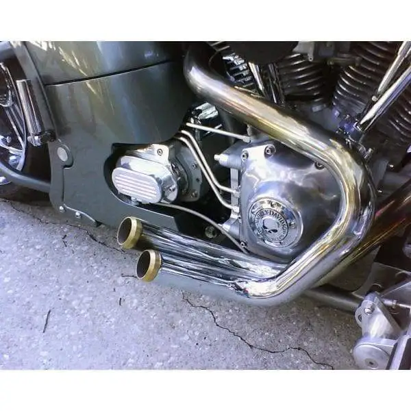 Lowbrow Customs Brass Exhaust Tips For 1.75 Inch OD Pipes - Image 4