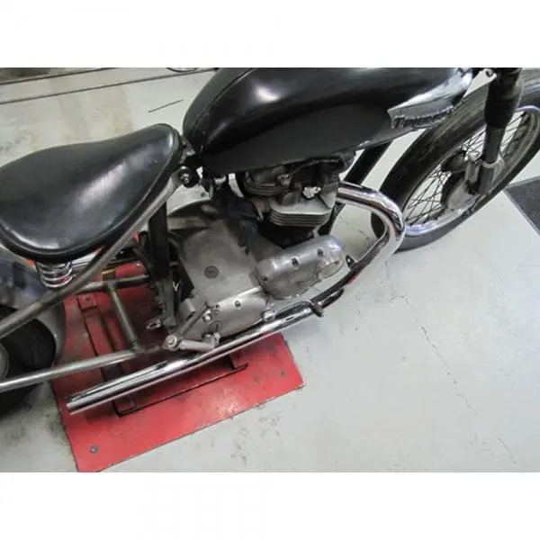 British Standard Triumph Upswept Drag Exhaust Pipes - Image 4