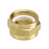 Lowbrow Customs 22mm To 3/8 Inch NPT Brass Petcock Adapter Nut