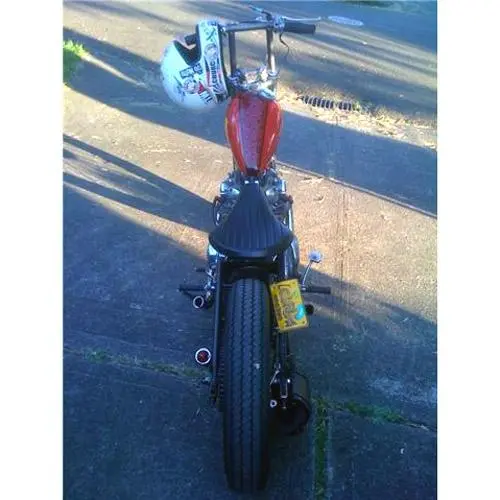 Biltwell Solo Seat - Black Tuck N Roll - Image 2