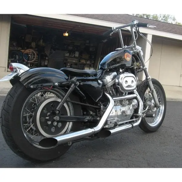 Biltwell Solo Seat - Black Tuck N Roll - Image 4