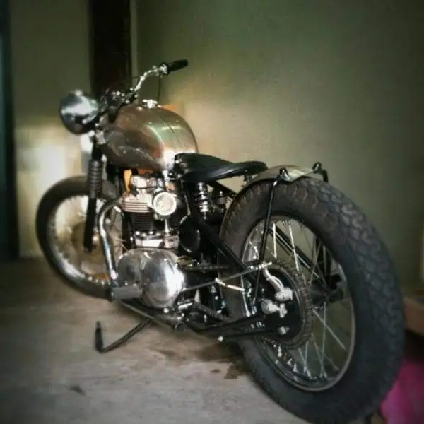 Biltwell Solo Seat - Black Tuck N Roll - Image 5